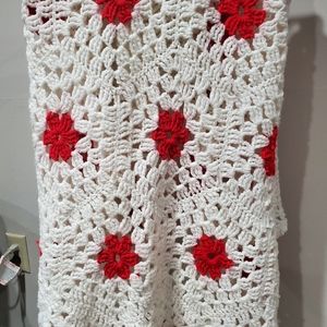 Vintage Crochet Lap Blanket